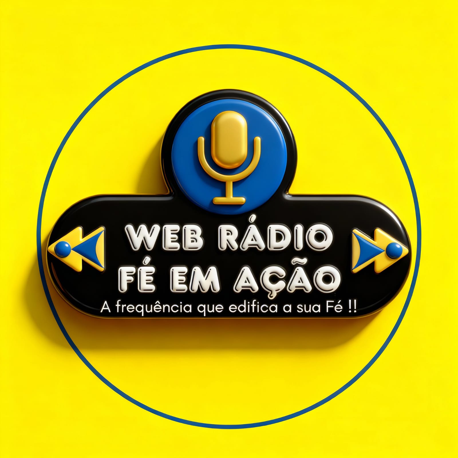 Logo Web Rádio Fé em Ação