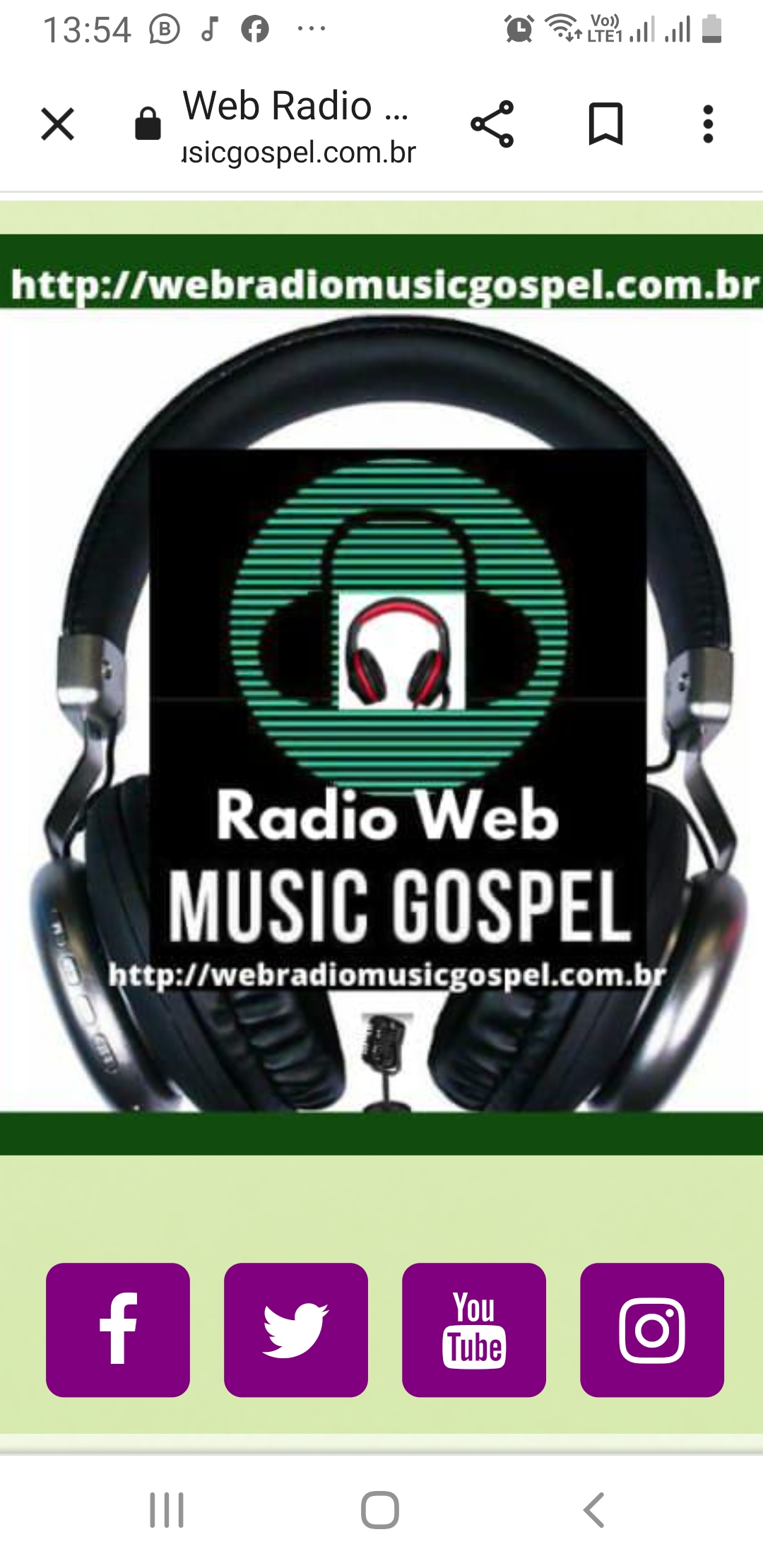 Logo Web Rádio Music Gospel